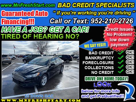 Guaranteed Car Loan Approval Mn